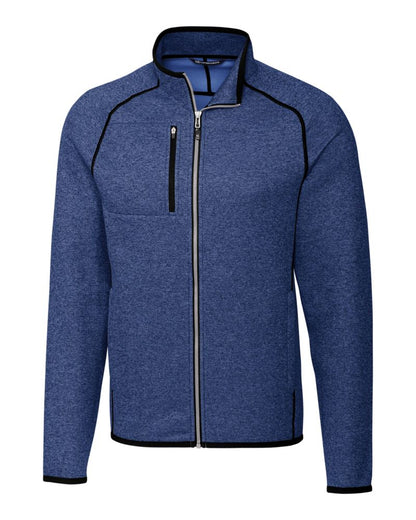 Cutter & Buck Men's Mainsail Sweater-Knit Full Zip Jacket
