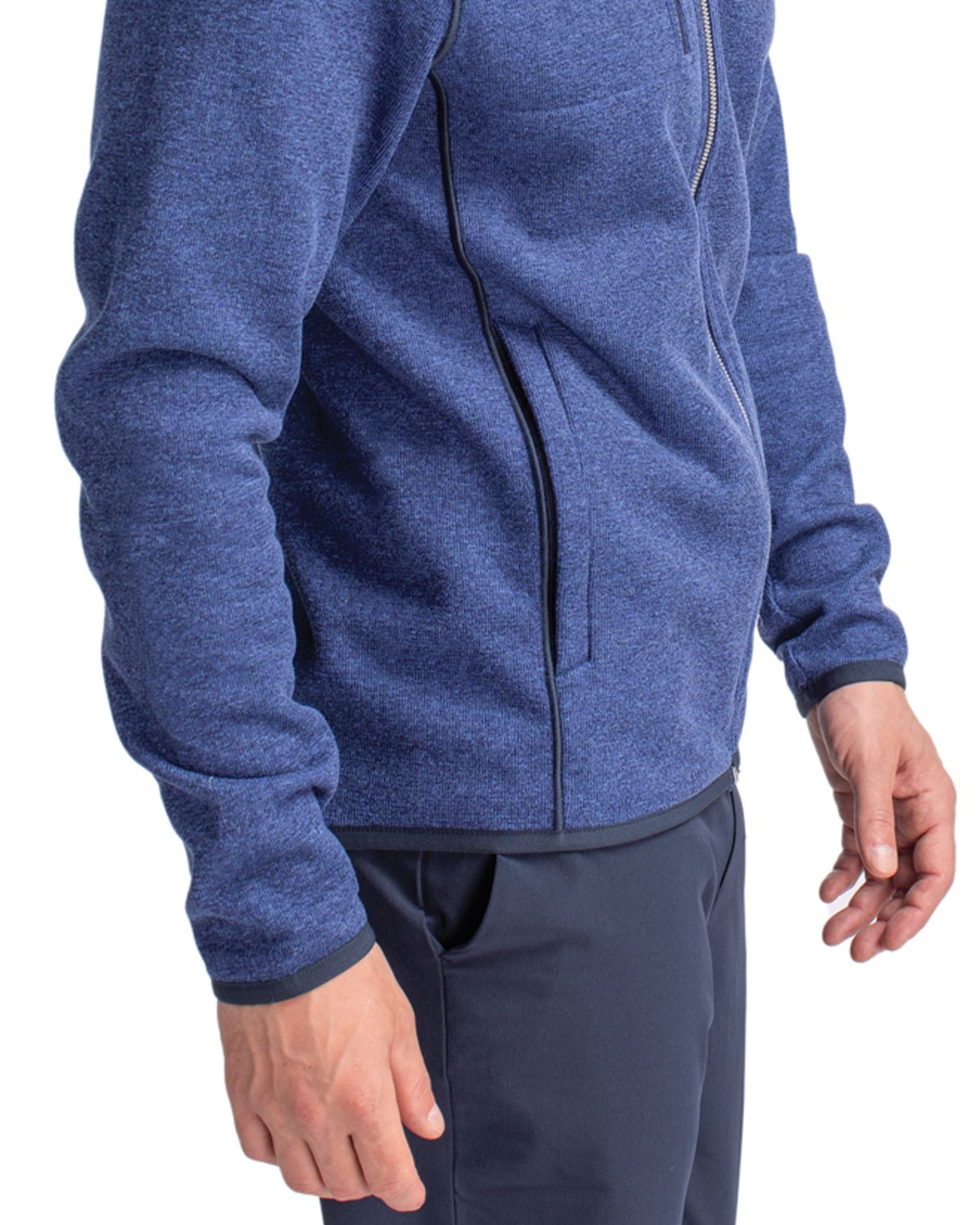 Cutter & Buck Men's Mainsail Sweater-Knit Full Zip Jacket