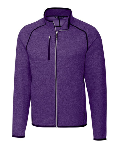 Cutter & Buck Men's Mainsail Sweater-Knit Full Zip Jacket