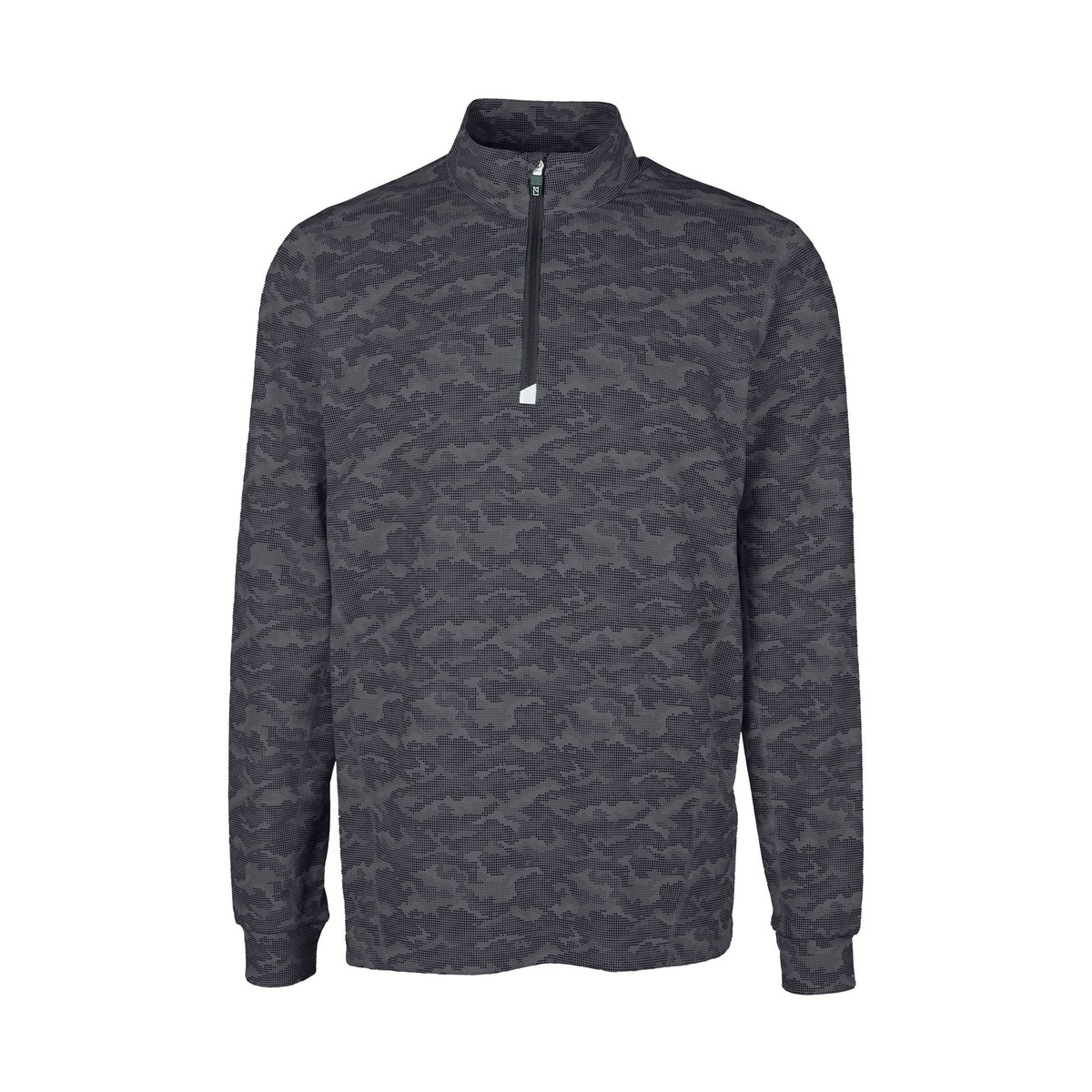 Cutter & Buck Men's Traverse Big & Tall Camo Quarter Zip Pullover-1