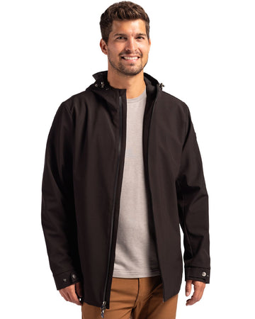 Cutter & Buck Men's Camano Recycled Everyday Stretch Water Resistant Full Zip Jacket