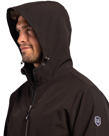 Cutter & Buck Men's Camano Recycled Everyday Stretch Water Resistant Full Zip Jacket