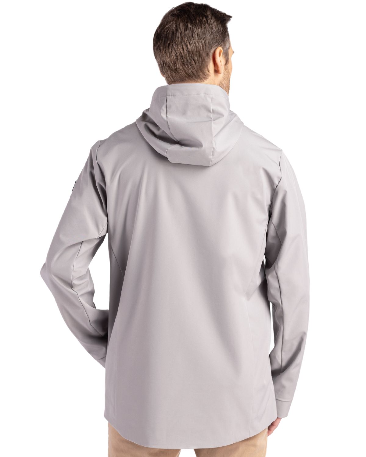 Cutter & Buck Men's Camano Recycled Everyday Stretch Water Resistant Full Zip Jacket