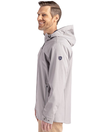 Cutter & Buck Men's Camano Recycled Everyday Stretch Water Resistant Full Zip Jacket