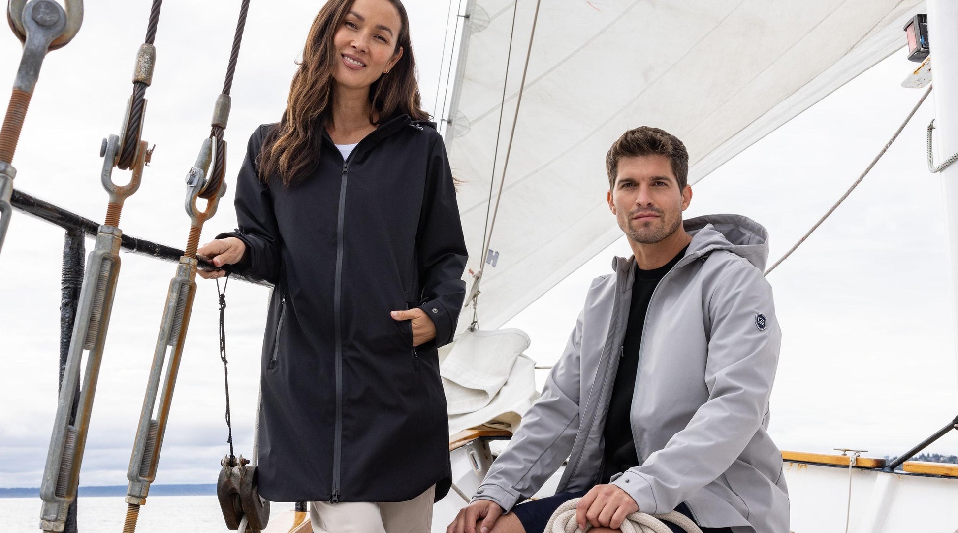 Cutter & Buck Men's Camano Recycled Everyday Stretch Water Resistant Full Zip Jacket