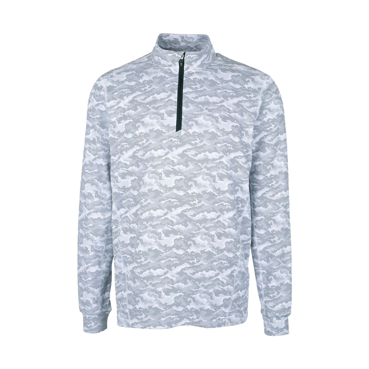 Cutter & Buck Men's Traverse Big & Tall Camo Quarter Zip Pullover-1