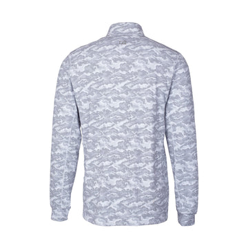 Cutter & Buck Men's Traverse Big & Tall Camo Quarter Zip Pullover