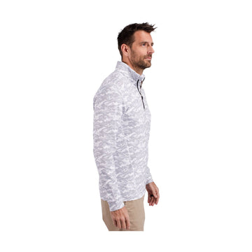Cutter & Buck Men's Traverse Big & Tall Camo Quarter Zip Pullover