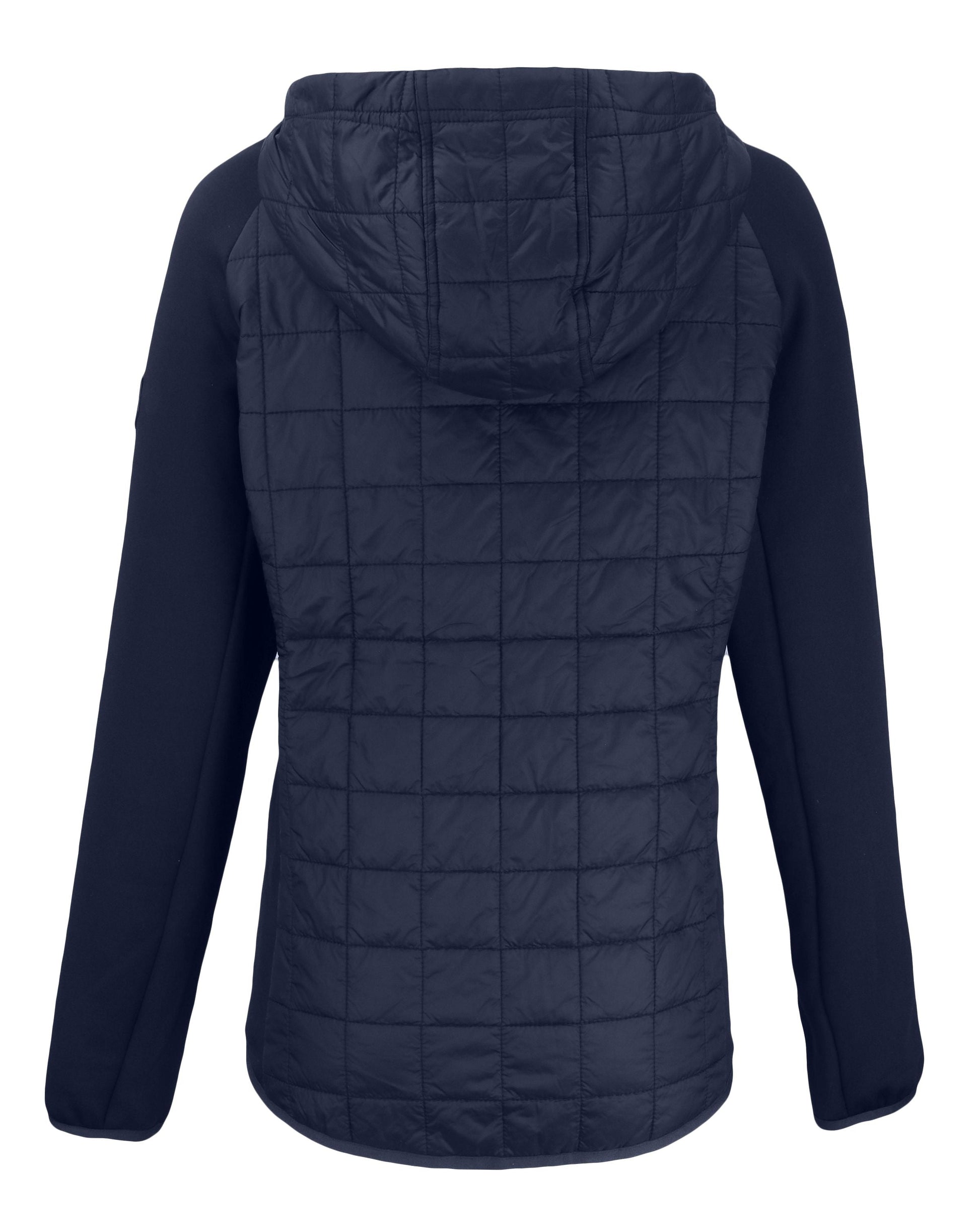Cutter & Buck Women's Rainier Recycled Insulated Hybrid Puffer Full Zip Jacket