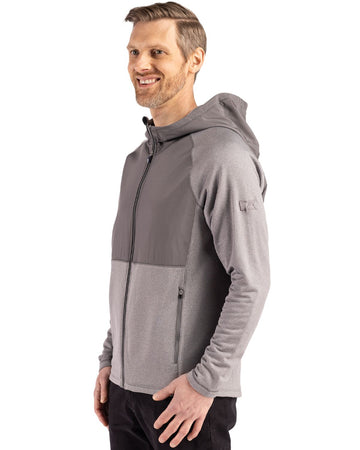 Cutter & Buck Men's Peshastin Hybrid Full Zip Jacket