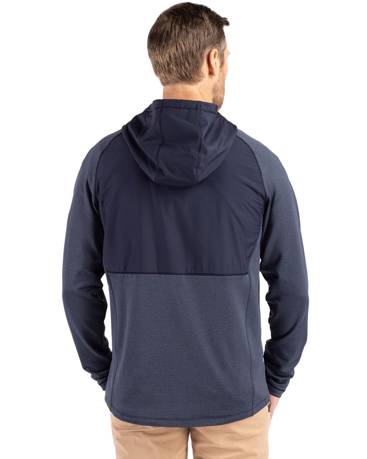 Cutter & Buck Men's Peshastin Hybrid Full Zip Jacket