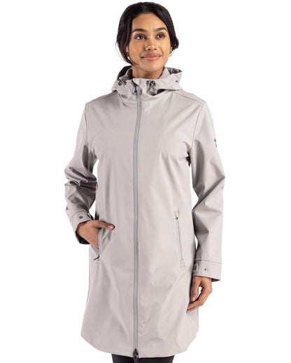 Cutter & Buck Women's Camano Recycled Everyday Stretch Water Resistant Full Zip Jacket