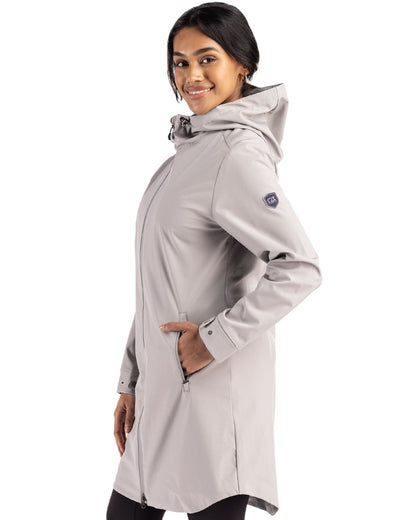 Cutter & Buck Women's Camano Recycled Everyday Stretch Water Resistant Full Zip Jacket