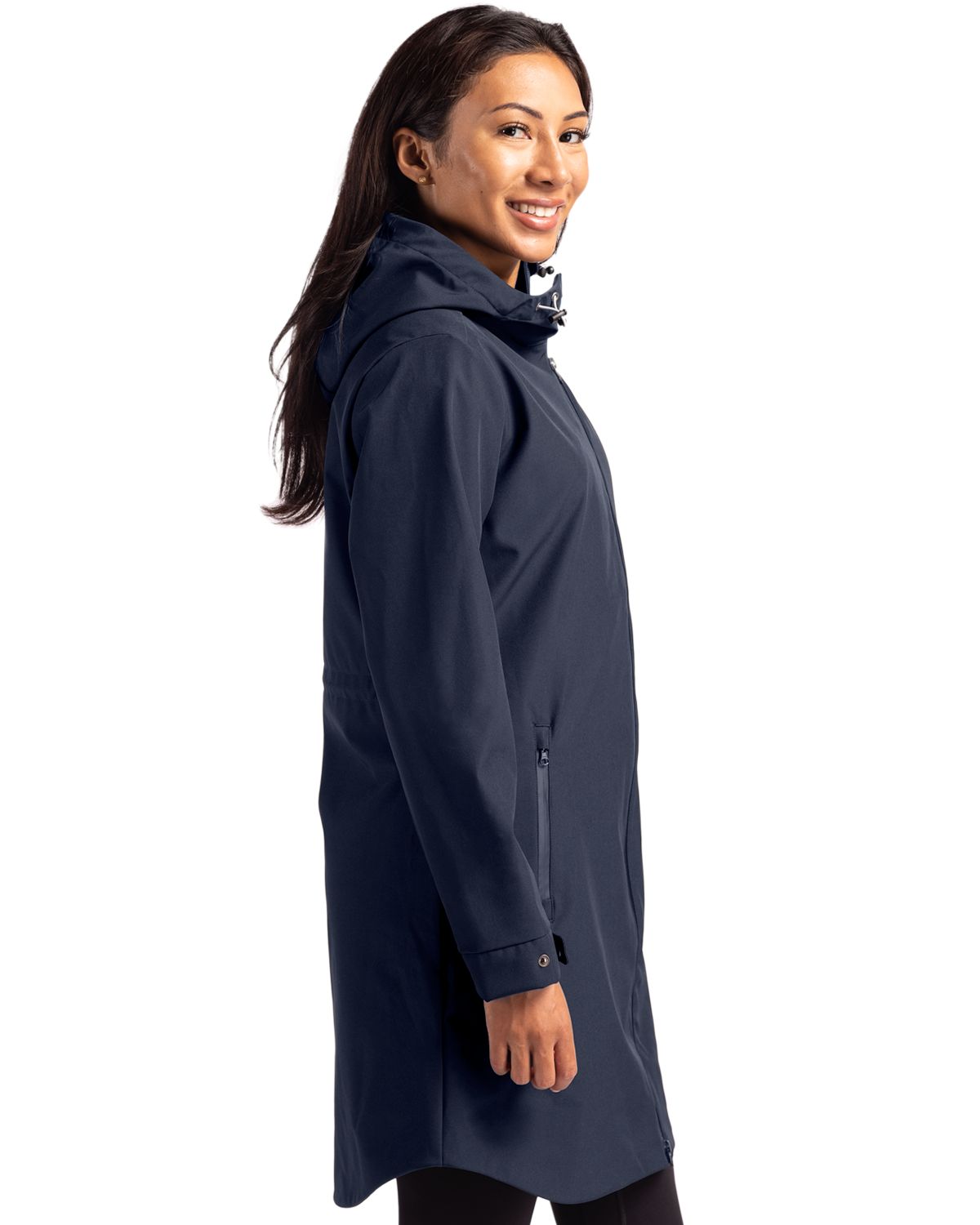 Cutter & Buck Women's Camano Recycled Everyday Stretch Water Resistant Full Zip Jacket