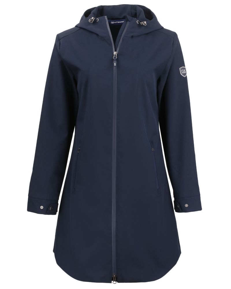 Cutter & Buck Women's Camano Recycled Everyday Stretch Water Resistant Full Zip Jacket