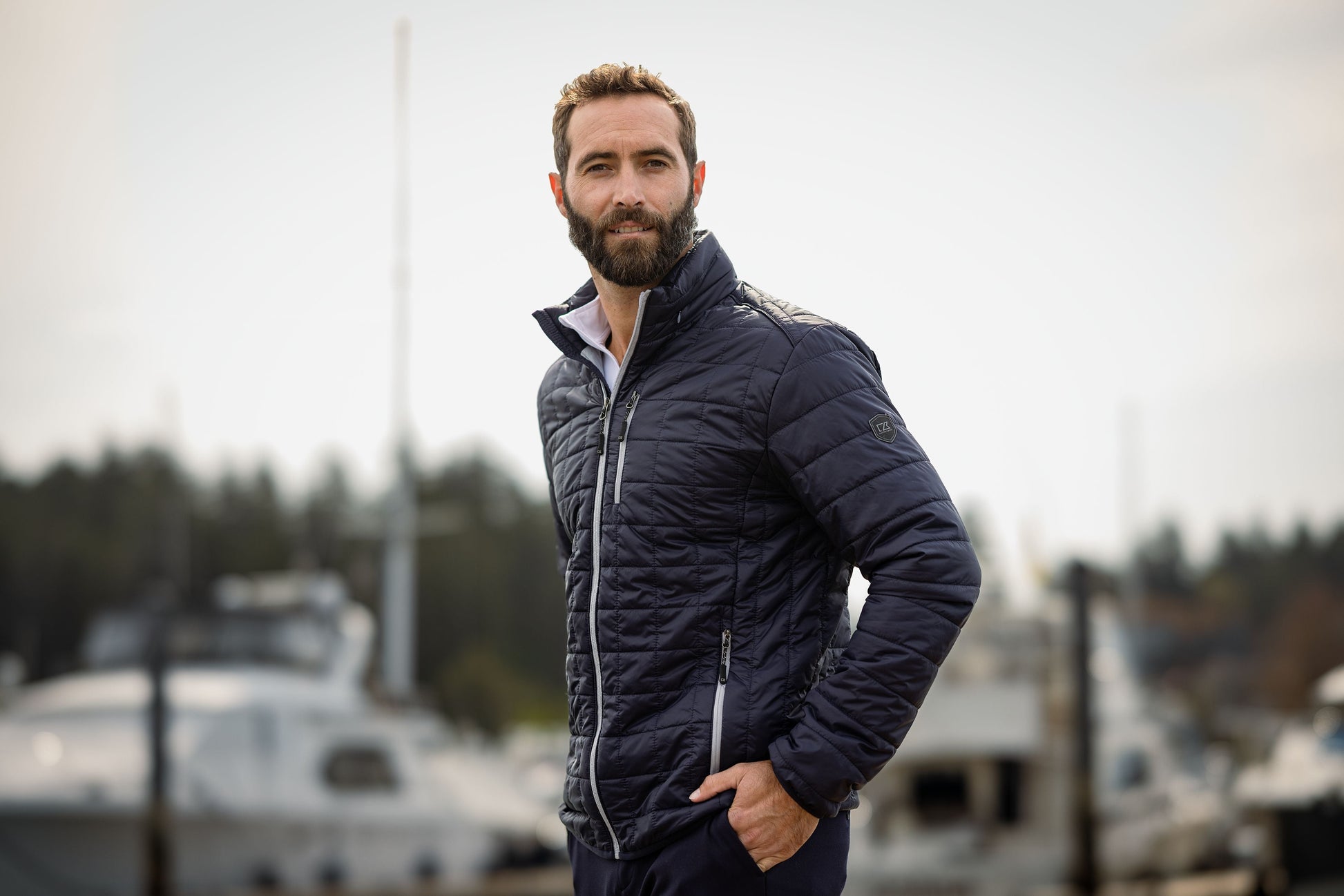 Cutter & Buck Men's Rainier Big & Tall Full Zip Jacket