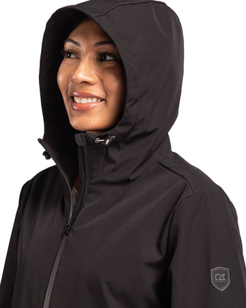 Cutter & Buck Women's Camano Recycled Everyday Stretch Water Resistant Full Zip Jacket