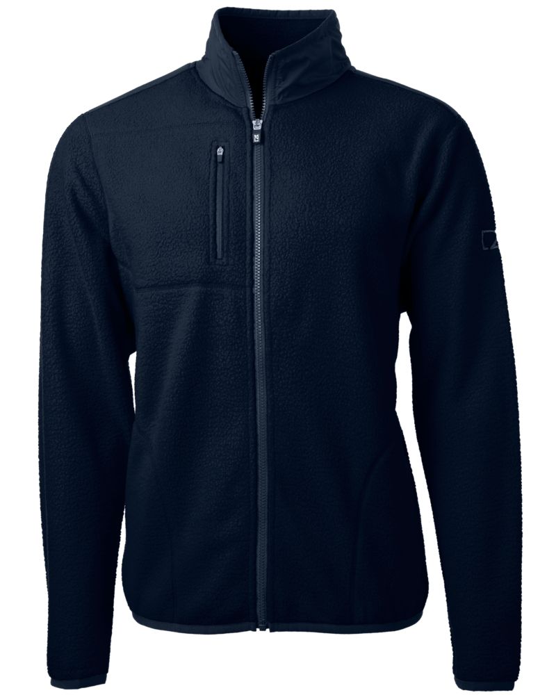 Cutter & Buck Men's Cascade Epic Comfort Recycled Sherpa Fleece Full Zip Jacket