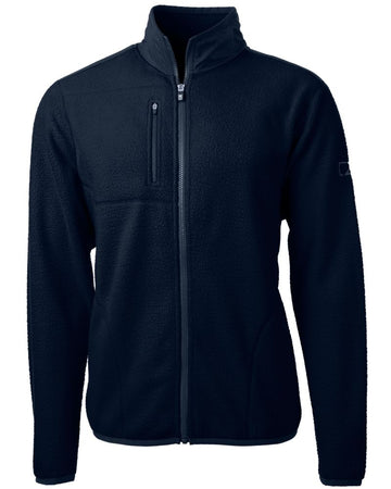 Cutter & Buck Men's Cascade Epic Comfort Recycled Sherpa Fleece Full Zip Jacket