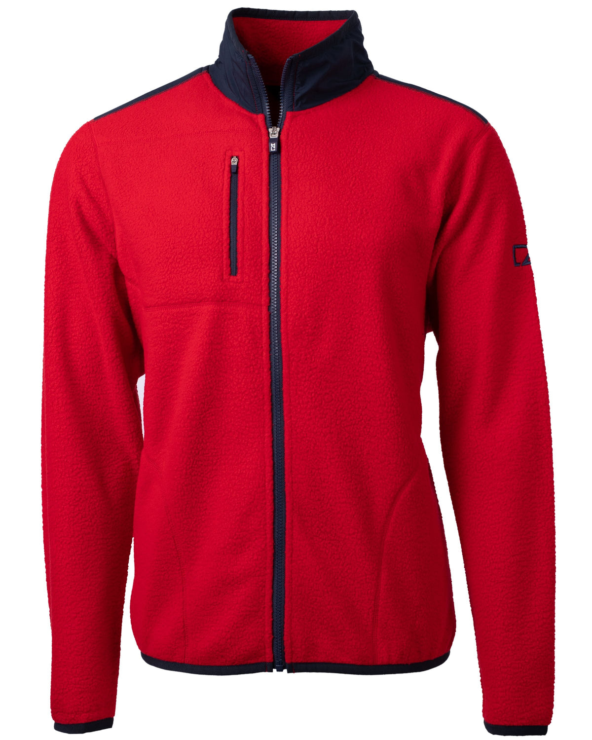 Cutter & Buck Men's Cascade Epic Comfort Recycled Sherpa Fleece Full Zip Jacket