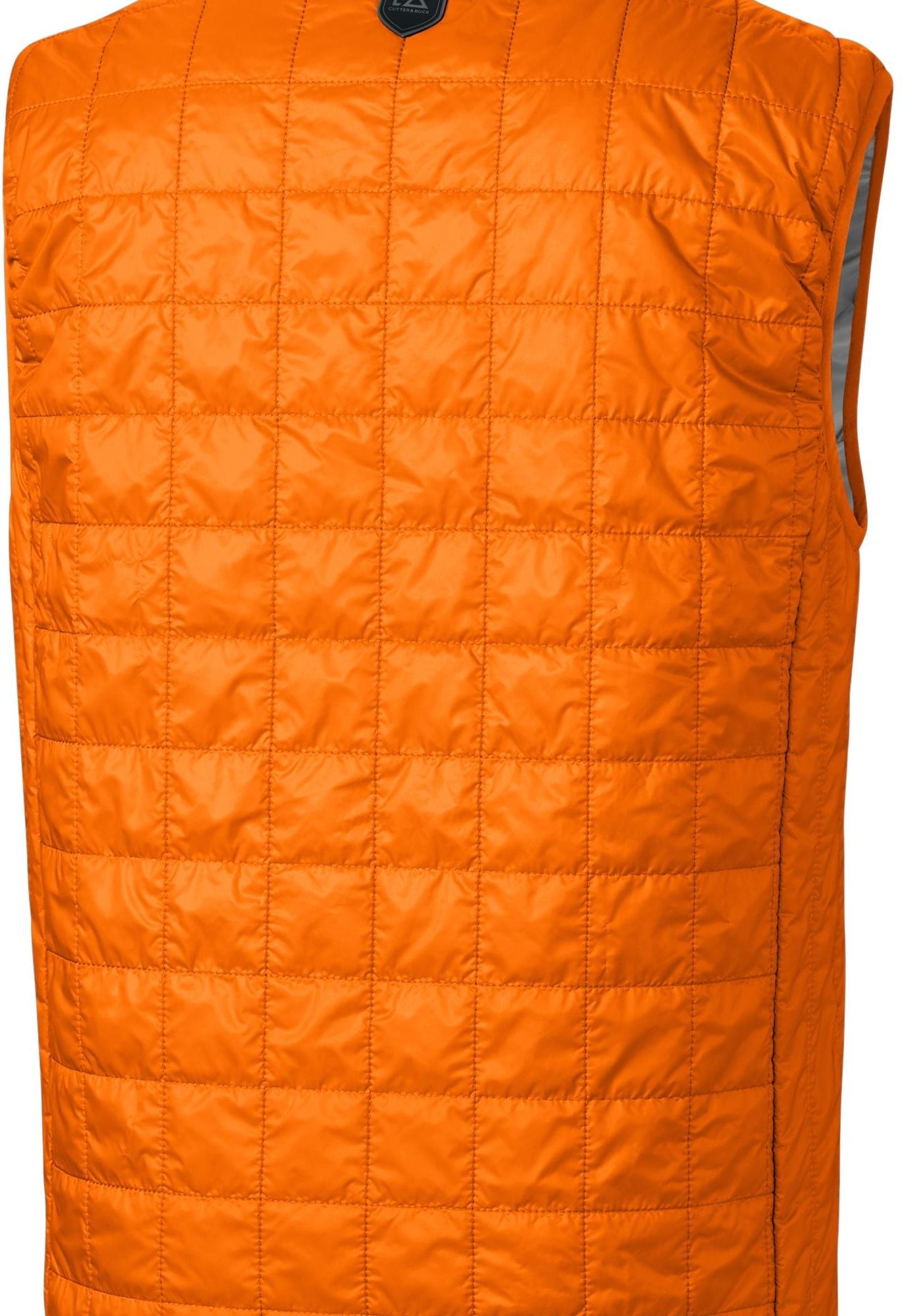 Cutter & Buck Men's Rainier Recycled Insulated Puffer Full Zip Vest