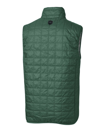 Cutter & Buck Men's Rainier Recycled Insulated Puffer Full Zip Vest