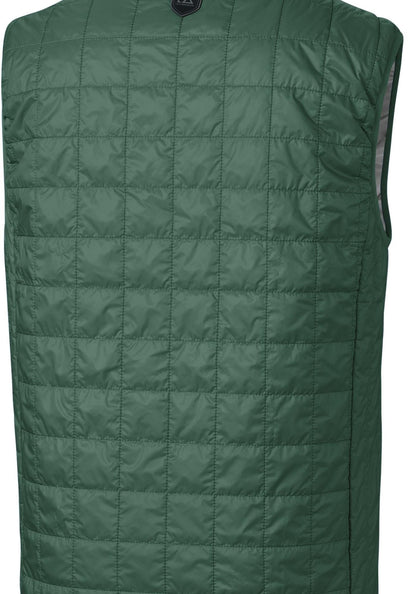Cutter & Buck Men's Rainier Recycled Insulated Puffer Full Zip Vest