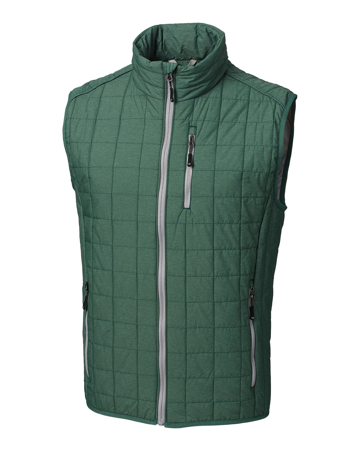 Cutter & Buck Men's Rainier Recycled Insulated Puffer Full Zip Vest