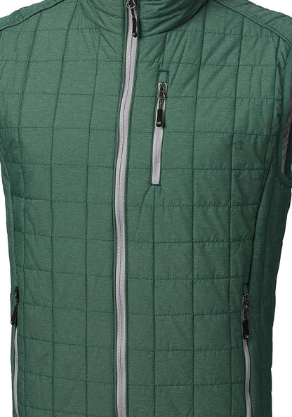 Cutter & Buck Men's Rainier Recycled Insulated Puffer Full Zip Vest