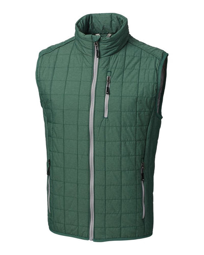 Cutter & Buck Men's Rainier Recycled Insulated Puffer Full Zip Vest