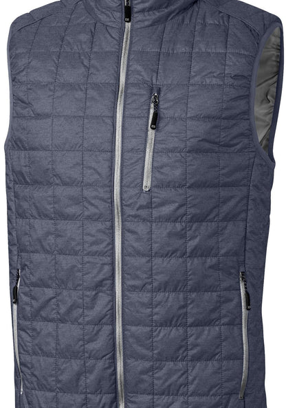 Cutter & Buck Men's Rainier Recycled Insulated Puffer Full Zip Vest