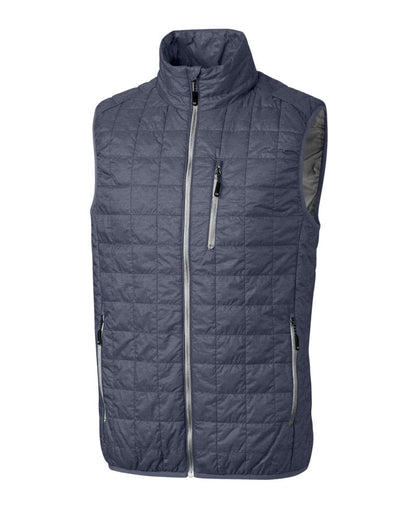 Cutter & Buck Men's Rainier Recycled Insulated Puffer Full Zip Vest