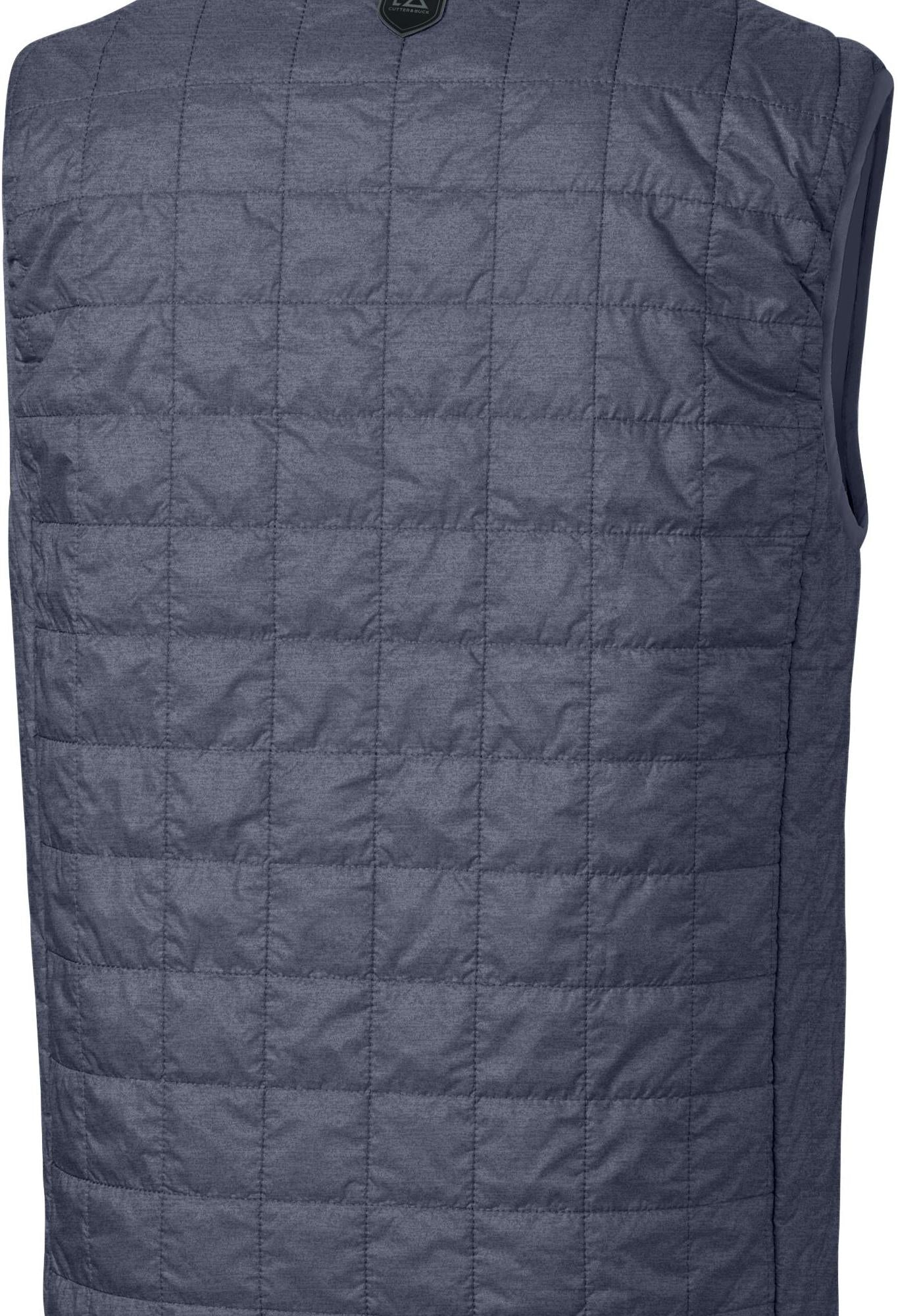 Cutter & Buck Men's Rainier Recycled Insulated Puffer Full Zip Vest