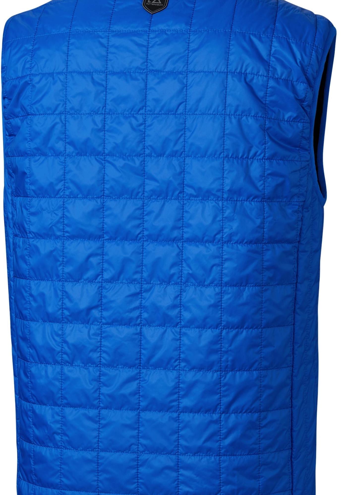 Cutter & Buck Men's Rainier Recycled Insulated Puffer Full Zip Vest