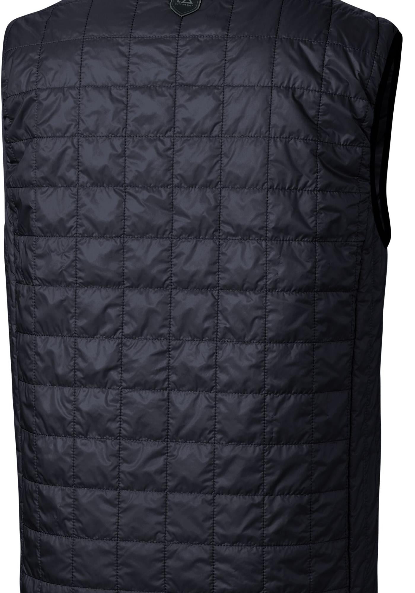 Cutter & Buck Men's Rainier Recycled Insulated Puffer Full Zip Vest