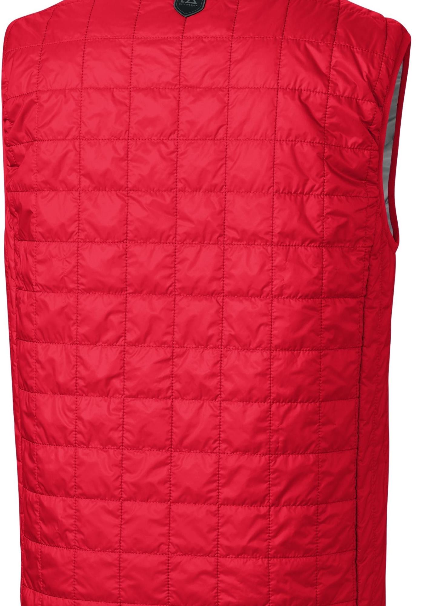 Cutter & Buck Men's Rainier Recycled Insulated Puffer Full Zip Vest