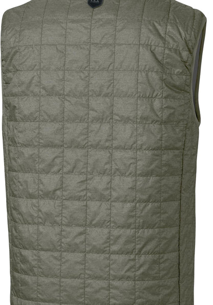 Cutter & Buck Men's Rainier Recycled Insulated Puffer Full Zip Vest