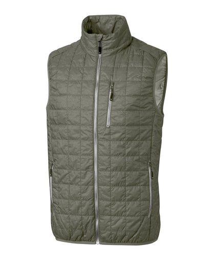 Cutter & Buck Men's Rainier Recycled Insulated Puffer Full Zip Vest