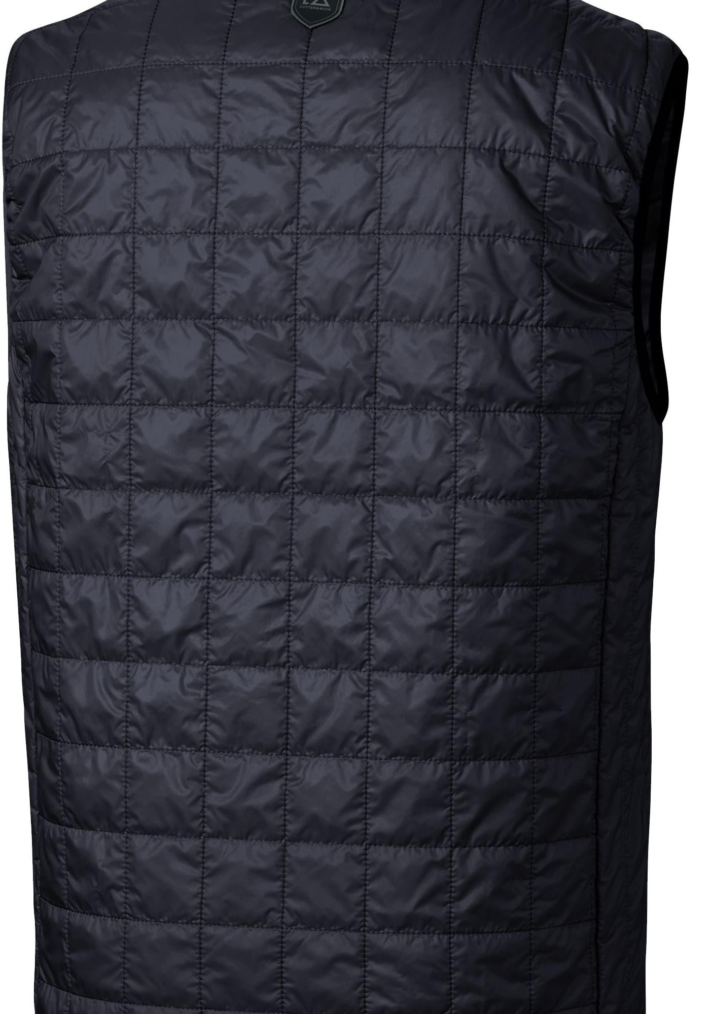 Cutter & Buck Men's Rainier Recycled Insulated Puffer Full Zip Vest