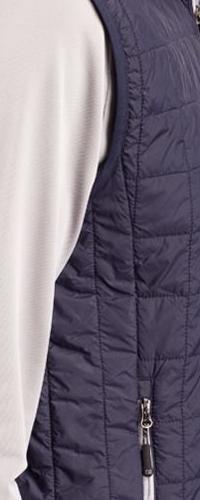 Cutter & Buck Men's Rainier Recycled Insulated Puffer Full Zip Vest