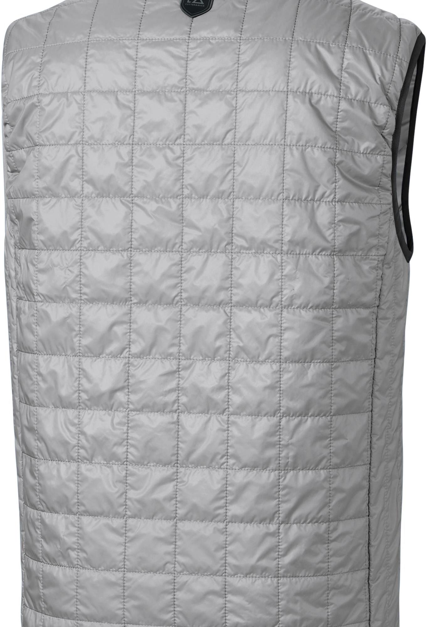 Cutter & Buck Men's Rainier Recycled Insulated Puffer Full Zip Vest