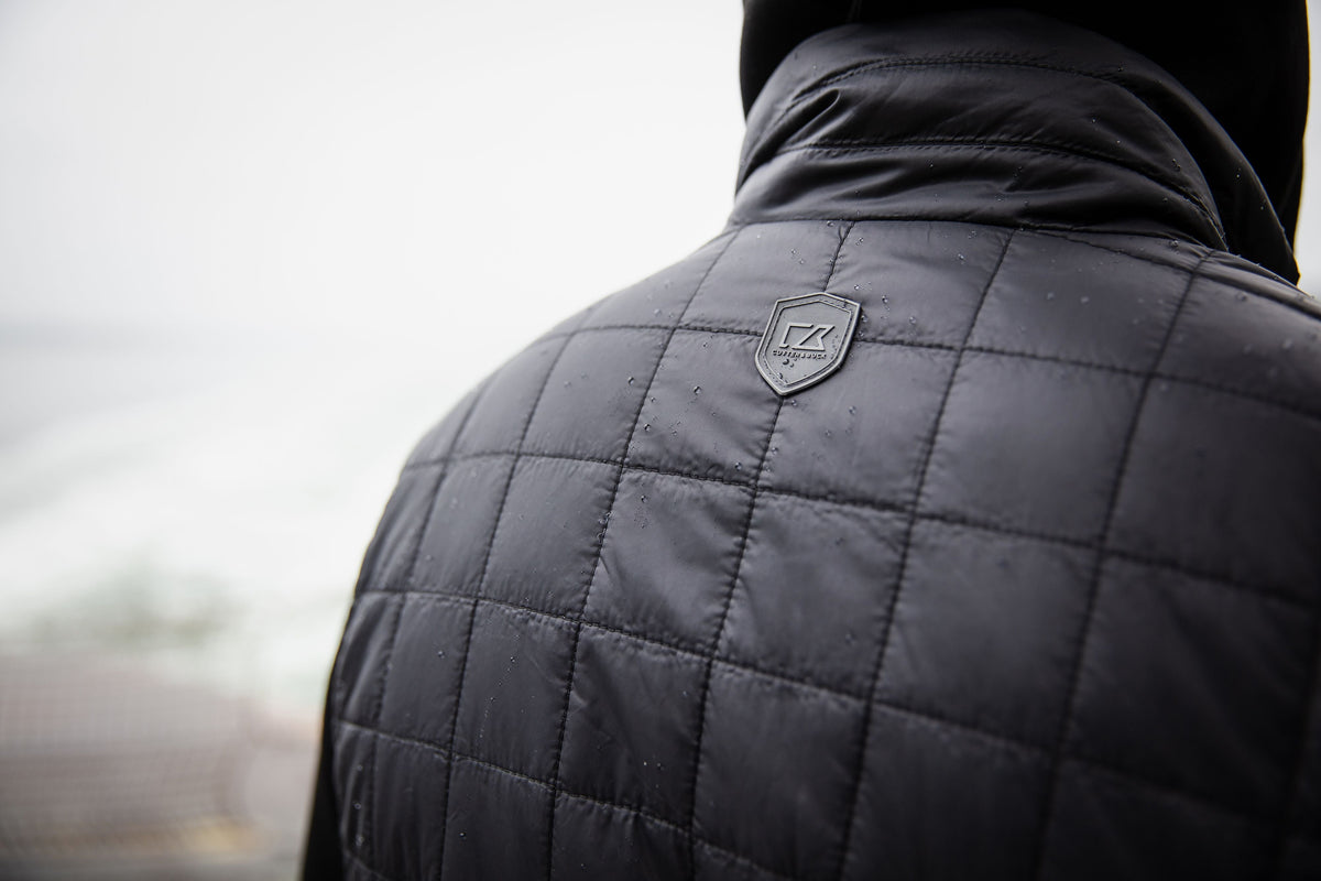Cutter & Buck Men's Rainier Recycled Insulated Puffer Full Zip Vest