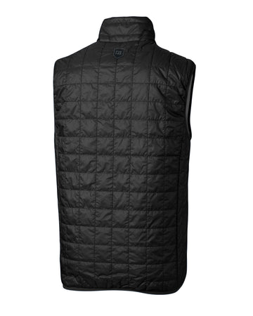 Cutter & Buck Men's Rainier Recycled Insulated Puffer Full Zip Vest