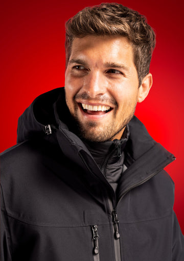 Clique Men's Cornice Recycled 3-in-1 Waterproof System Full Zip Parka