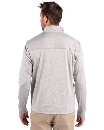 Cutter & Buck Men's Stealth Recycled Hybrid Quilted Windbreaker Jacket
