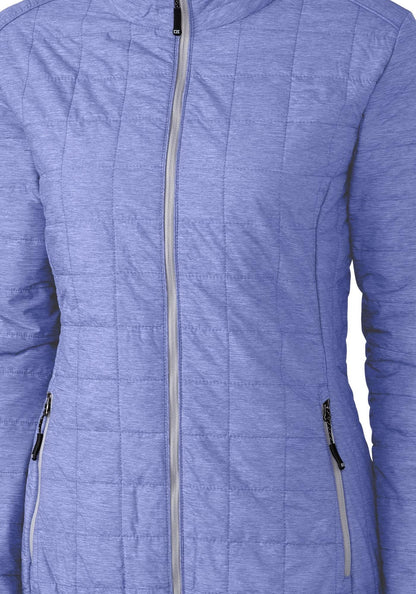 Cutter & Buck Women's Rainier Recycled Insulated Puffer Full Zip Jacket