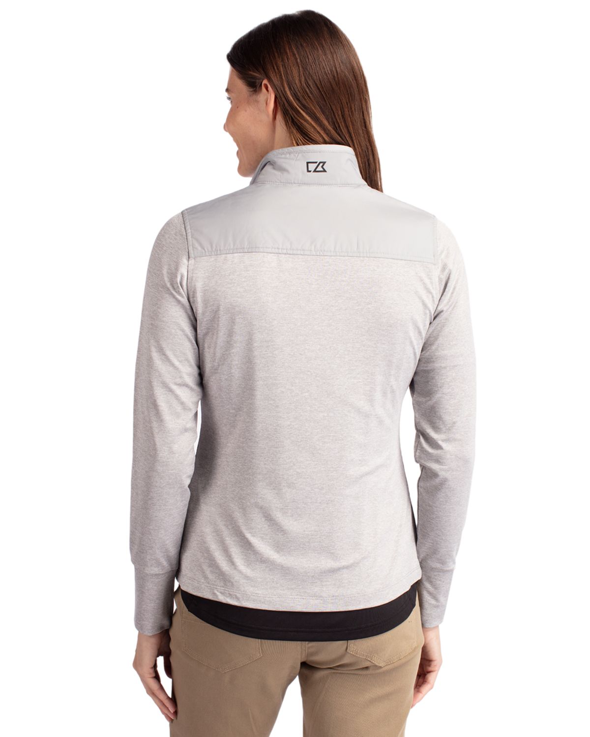 Cutter & Buck Women's Stealth Recycled Hybrid Quilted Windbreaker Jacket