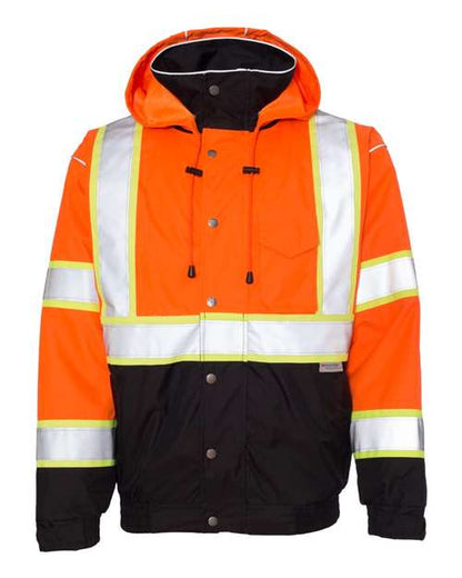 Kishigo Men's Premium Brilliant Series Bomber Jacket