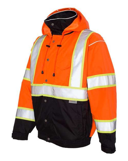 Kishigo Men's Premium Brilliant Series Bomber Jacket