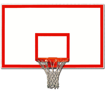 Gared Rectangular Fiberglass Backboard